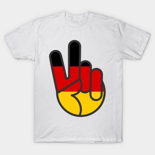 OldSalt German Flag Peace Sign T-Shirt